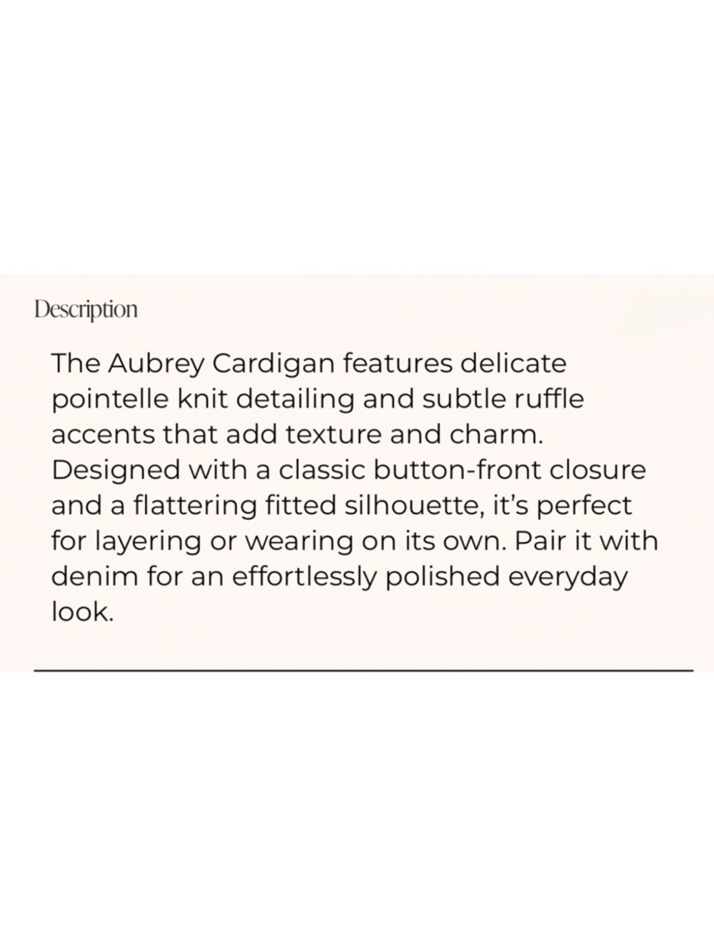 Heartloom Aubrey Pink Knit Cardigan 🩷 - Picture 2 of 12